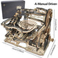 3D Wooden Puzzle DIY Marble Run Building Model Kit STEM Educational Construction Toys for Kids Adults Teens Boys Girls Gifts