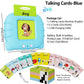 2 in 1 Talking Flash Cards & LCD Writing Tablet English Interactive Learning Machine Education Toy Gift for Boys Girls Toddler