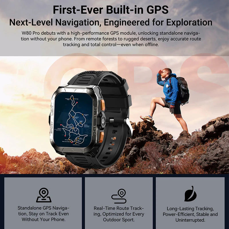 Blackview W80 PRO Smart Watch - ElectronAge