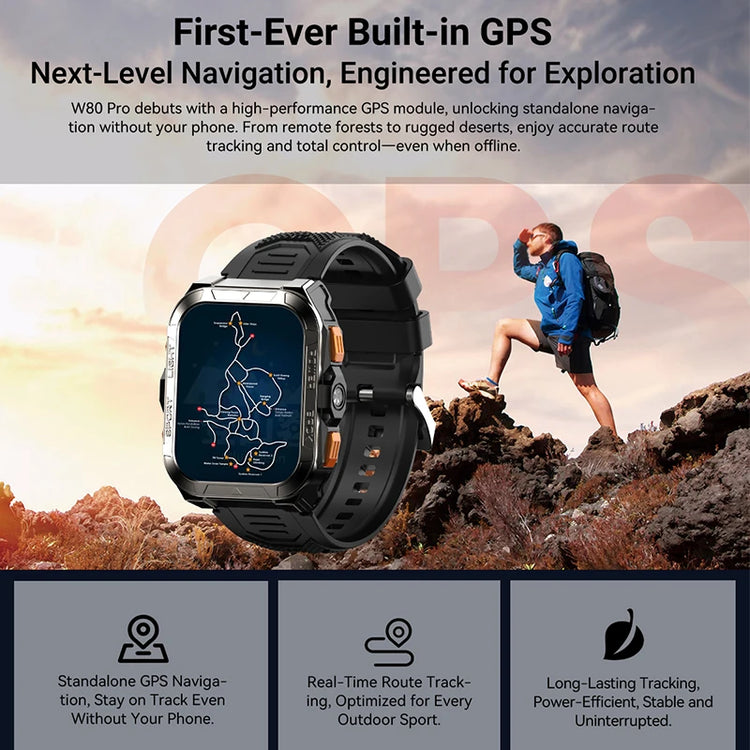 Blackview W80 PRO Smart Watch - ElectronAge