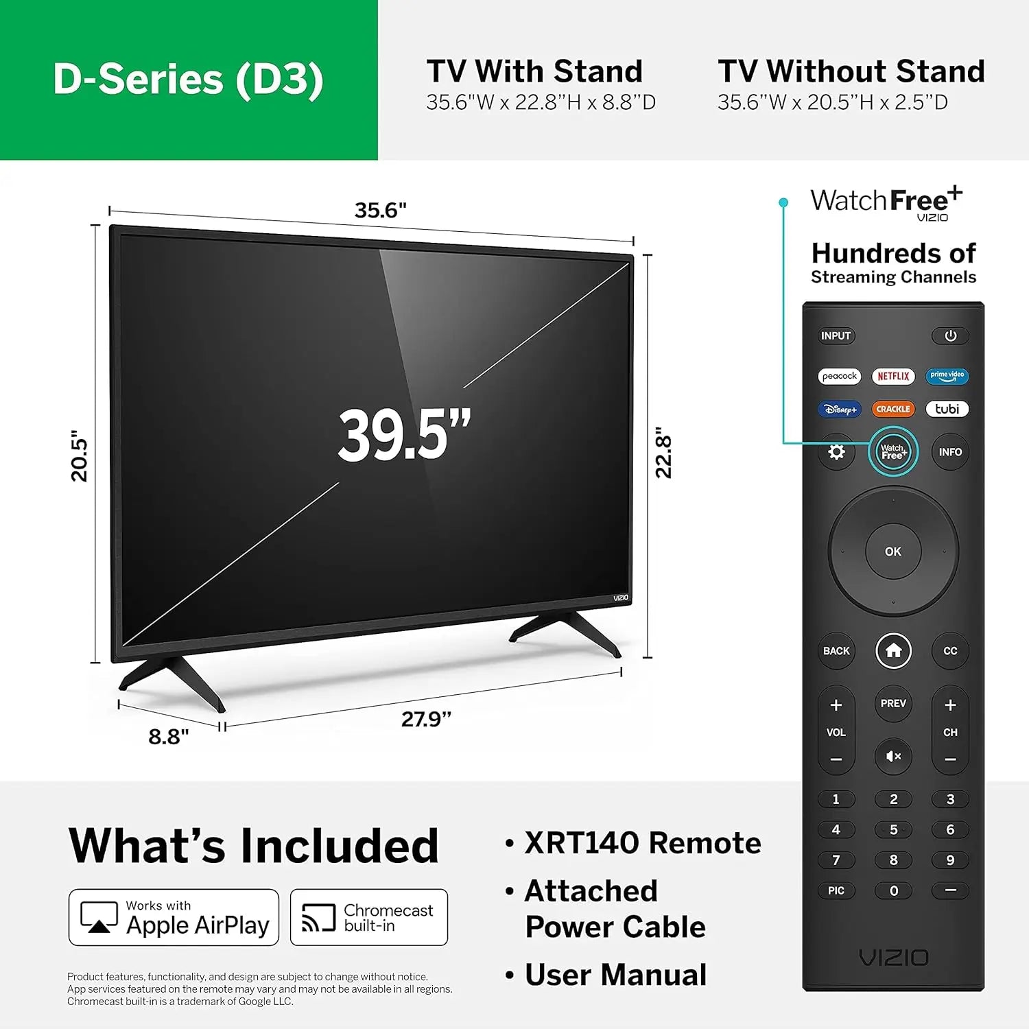 40-inch Full HD 1080p Smart TV with Built-in Chromecast - ElectronAge