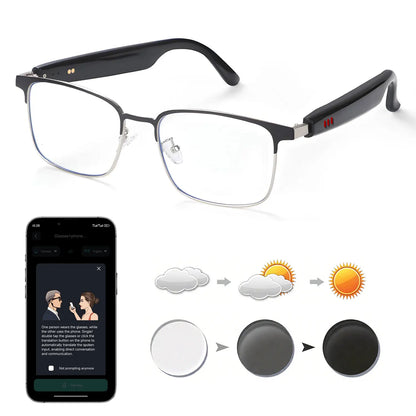 Smart Audio Glasses, Real-Time Translation Via App, Photochromic Lenses, Hi-Fi Music Playback, And Noise-Canceling Voice Calls.
