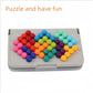 3D Stereoscopic Puzzle Board Game - Classic Pyramid Board - Pearl Logical Thinking - Children&