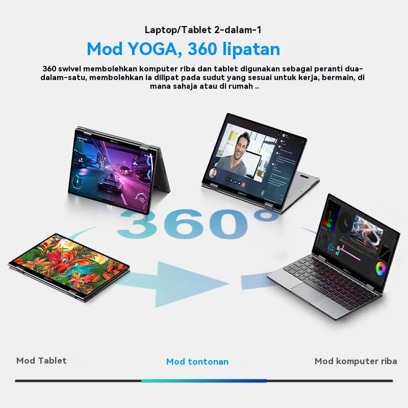 CHUWI Touch Screen MiniBook X 2-in-1 Laptop - ElectronAge