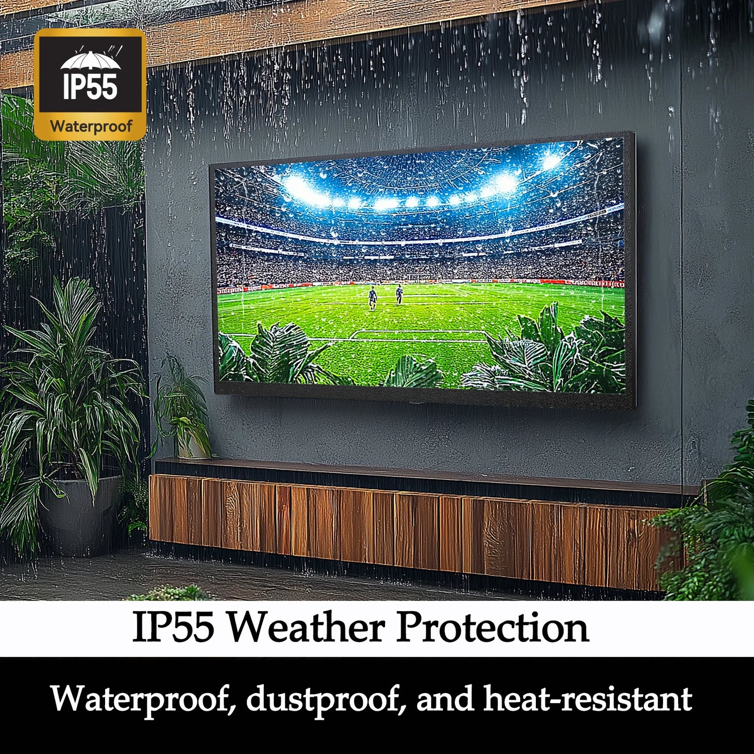 55 Inch Outdoor TV Sun Readable Digital Smart TV - ElectronAge