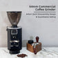 64mm Commercial Coffee Grinder Stainless Steel Flat Burr Quickly Detachable Burr& Powder Channel Quantitative Setting