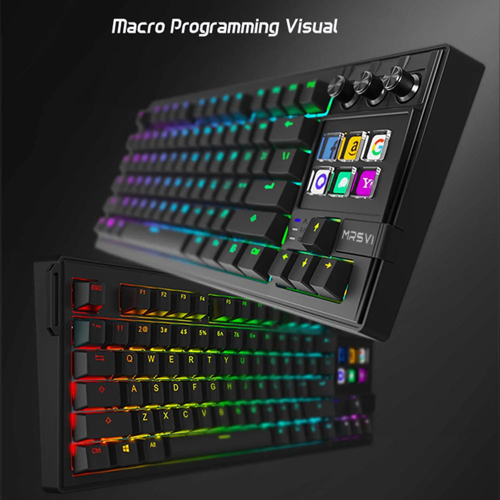 MRSVI K1 PRO Visual LCD AI Keyboard - ElectronAge