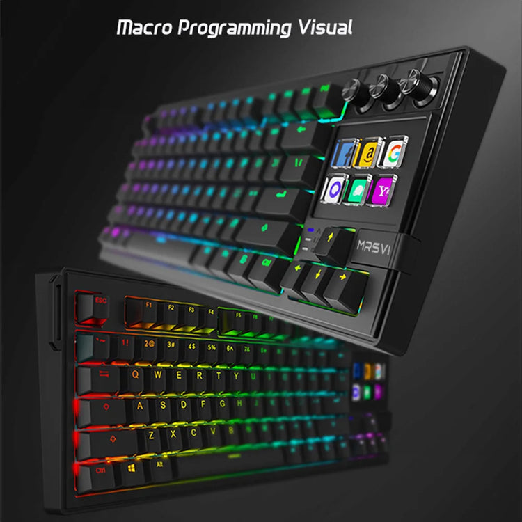 MRSVI K1 PRO Visual LCD AI Keyboard - ElectronAge