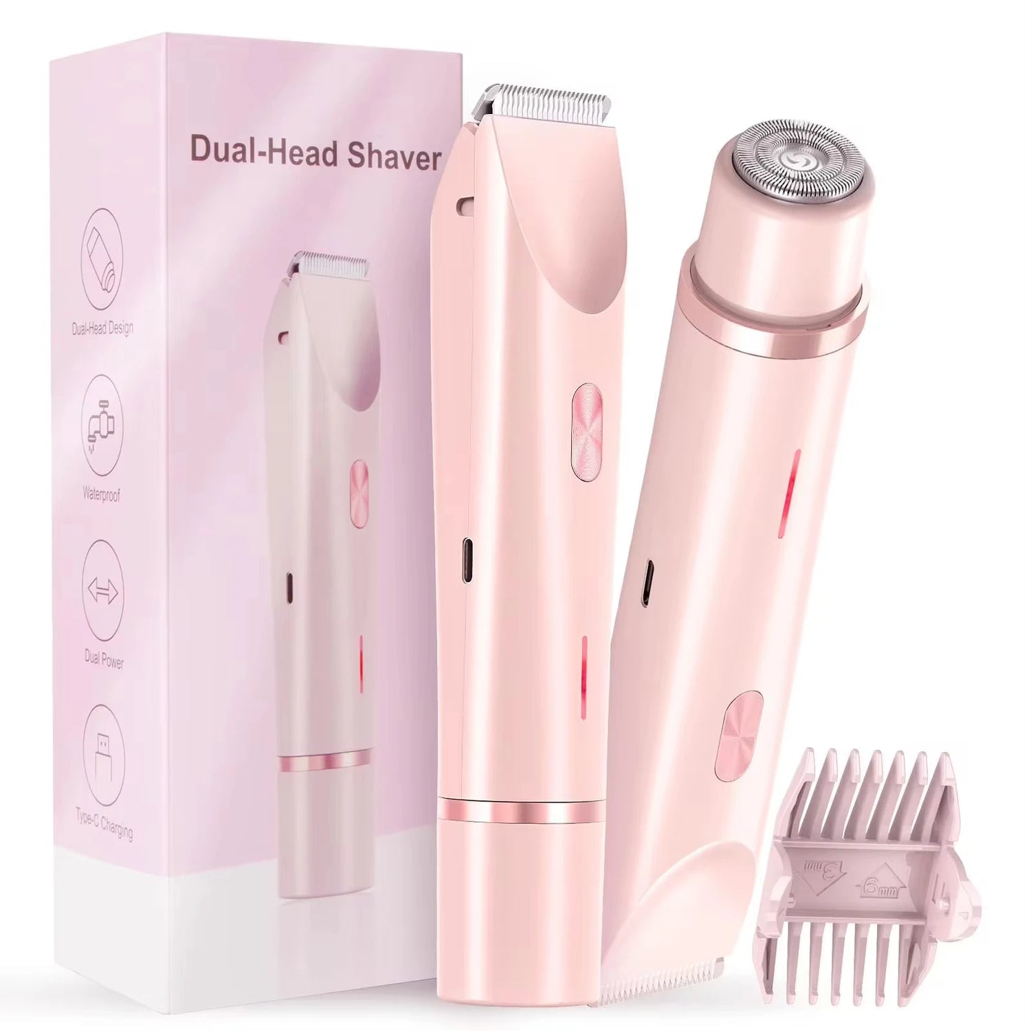 Waterproof Rechargeable Electric Shaver - ElectronAge