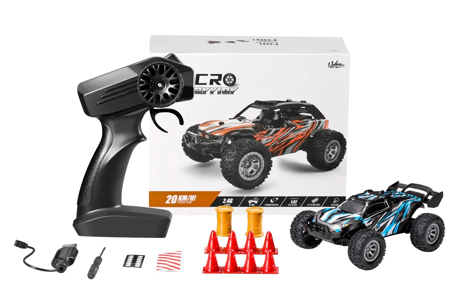 1:32 Mini RC Car Remote Control Cars 20Km/h - ElectronAge