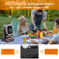 Rechargeable Portable camping Fan 40000mah 720° Rotating Hanging Fan Night Light Air Cooler Outdoor Camping Tent fans ventilador