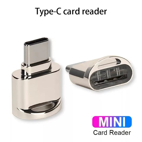 Zinc Alloy Type-C TF Card Reader USB 3.1 Multi-functional OTG Mobile Card Reader for Xiaomi Huawei Laptops