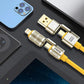 240w 4-in-1 Fast Charging Data Cable Type-c To Type-c Zinc Alloy Cable For Iphone15 Samsung Huawei Xiaomi