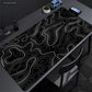Admisitr XXL Desk Mat Black And White Strata Liquid Mousepad - ElectronAge