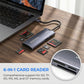 6 In 1 USB Type-C Card Reader