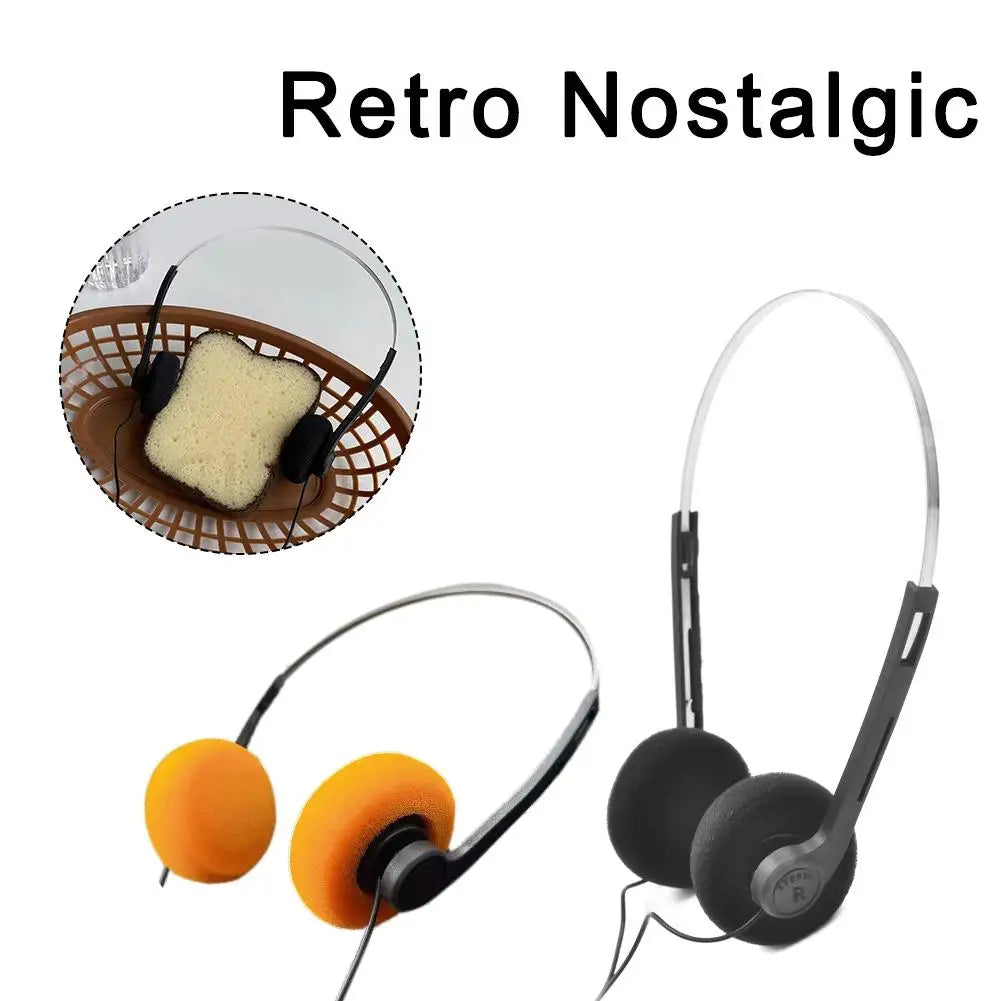 INS Japanese Retro Headphones Nostalgic Headsets - ElectronAge