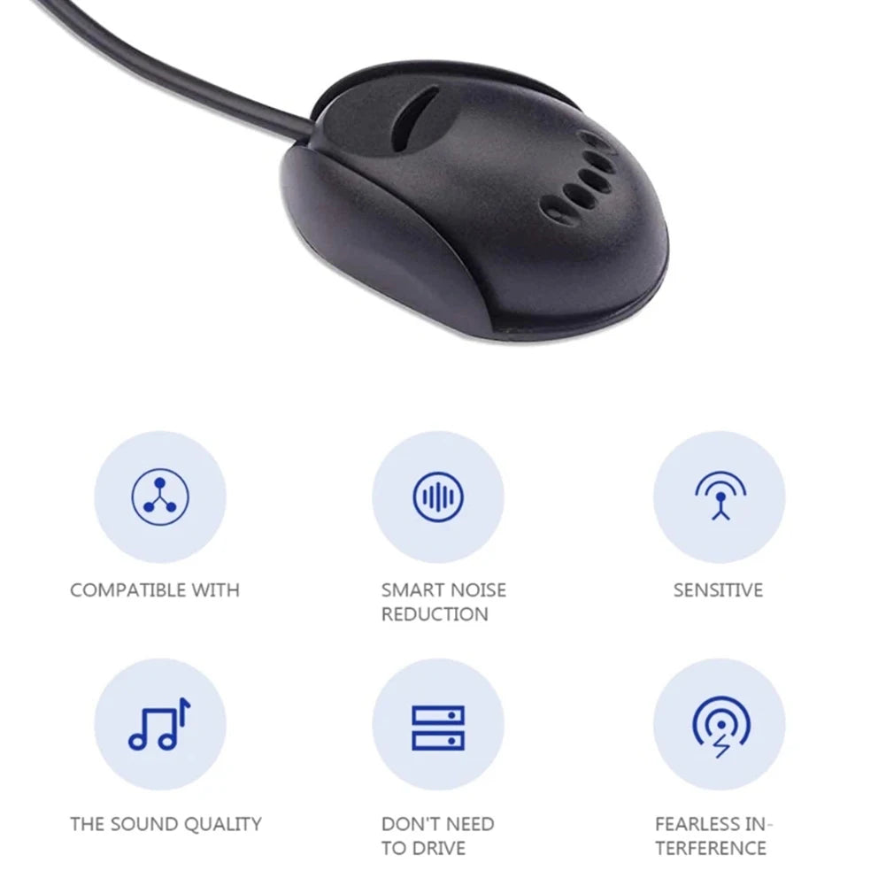 Mini Car Microphone Paste Type Audio Hands-free - ElectronAge