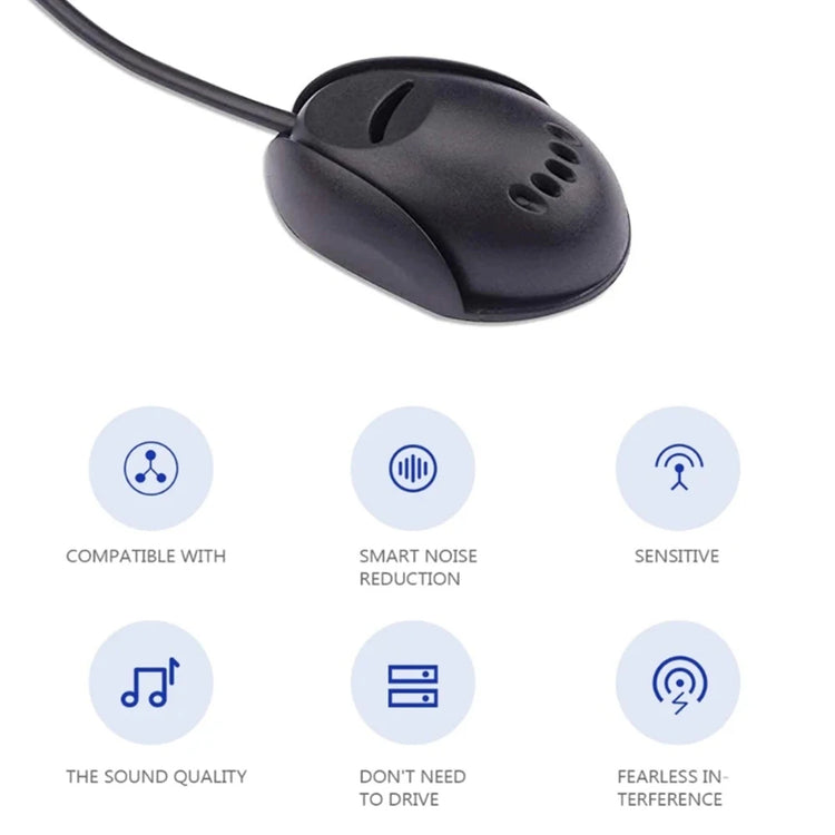 Mini Car Microphone Paste Type Audio Hands-free - ElectronAge