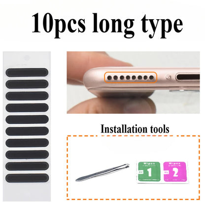 1set Mobile Phone Dustproof Net Stickers Speaker Mesh Handset Dust Accesorios