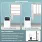 Shinco 8,000 BTU Portable Air Conditioner, AC Unit with Built-in Cool, Dehumidifier & Fan Modes for Room up to 350 sq.ft - ElectronAge