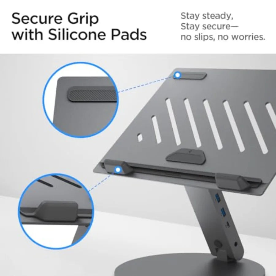 ArcDock Laptop Stand with 6-in-1 Hub - ElectronAge