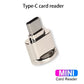 Zinc Alloy Type-C TF Card Reader USB 3.1 Multi-functional OTG Mobile Card Reader for Xiaomi Huawei Laptops