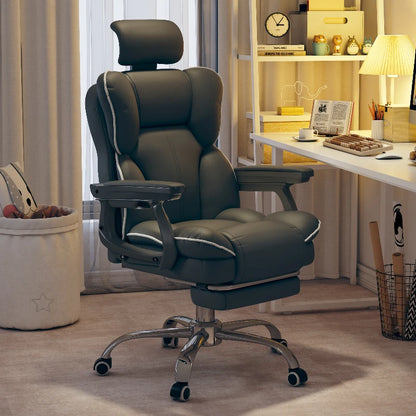 Ergonomic Chair PU Leather - ElectronAge