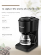 124Coffee Maker, 3-in-1 Single Serve Coffee Maker, Pod Coffee Maker for K-Pod Capsule Pods, Ground Coffee Maker, Leaf Tea Maker