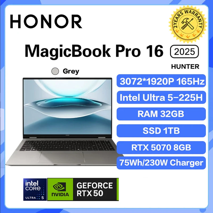 2025 Honor MagicBook Pro 16 Laptop - ElectronAge