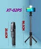 100pcs XT-02 Bluetooth Wireless Remote Selfie Stick Holder Extendable Foldable Handheld Monopod Selfie Stick with Tripod Stand