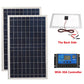300W 12V Portable Solar Panel Kit Complete Polycrystalline USB Power Outdoor Rechargeable Solar Generator for Home Solar Cell