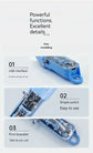Transparent Body Electric Hair Clipper for Men - ElectronAge