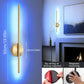 2P Rechargeable LED Wall Lamp 4400mah RGB 50CM Removable Wall Sconce Bedroom Bedside Living Room Décor Fixture Magnetism Chassis