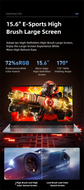 15.6" Slim Gaming Laptop Intel N95 GTX1060 Keyboard Backlight Portable Laptops notbook computer pc Windows 11 cheap price deals