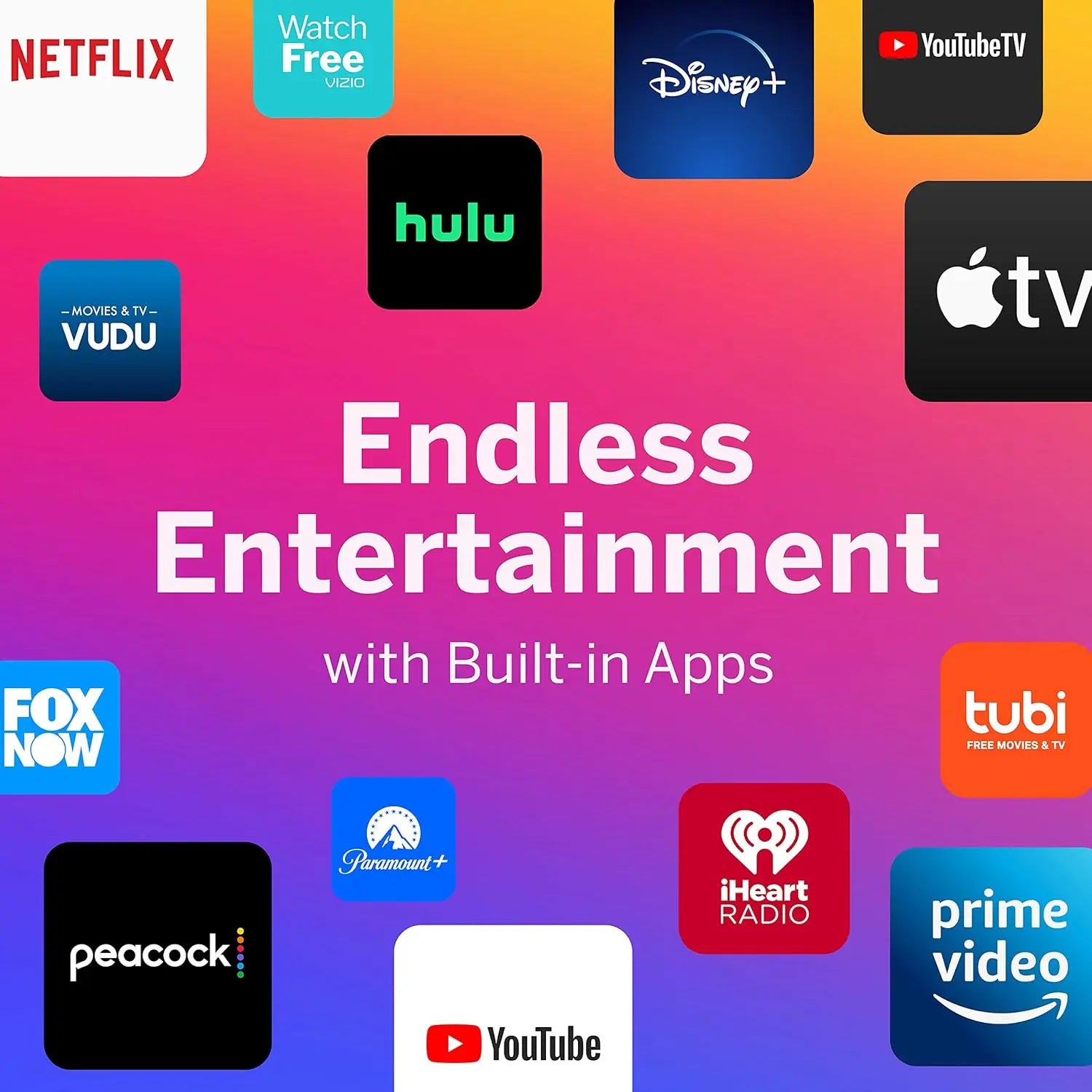 65 Inch 4K Smart TV with AirPlay & Chromecast - ElectronAge