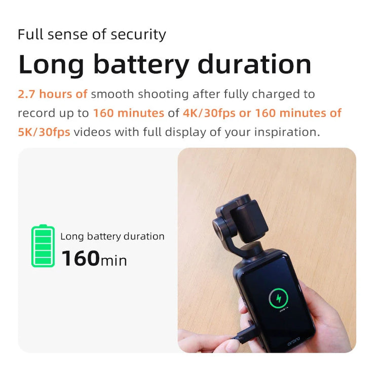 ORDRO M5 Handheld Pocket Digital Camera - ElectronAge