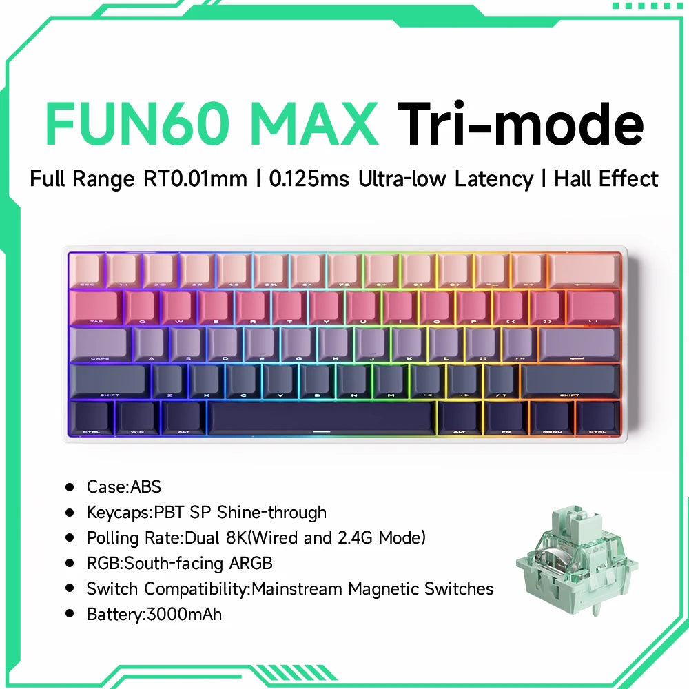 Akko MonsGeek FUN60 Mechanical Keyboard - ElectronAge