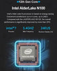 14 inch+14inch touch Dual Screen Laptop Intel N100 Processor Gaming Laptop DDR4 16GB 1TB SSD Notebook Computer