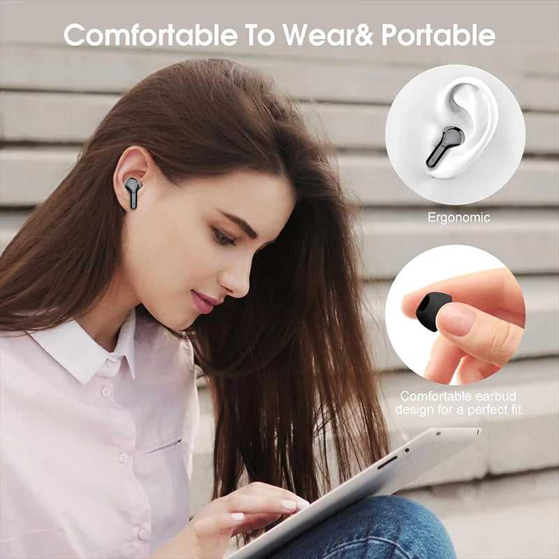 UYUXIO Wireless Earbuds BT5.3 Headphones - ElectronAge