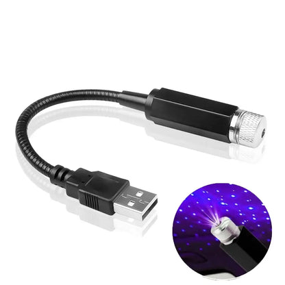 ATcomm LED Starry Sky Lamp Car Laser Star Roof Light