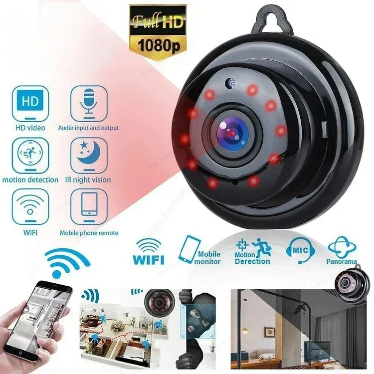 Erilles 1080P HD Mini Wifi Camera Smart Home Security - ElectronAge