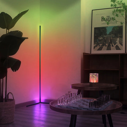 AeroLight Corner Floor Lamp, 60-Inch Rgb Led Corner Lamp
