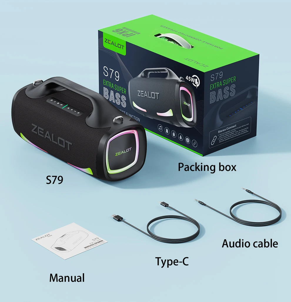 Zealot S79 100W Wireless speaker - ElectronAge