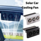 Solar Powered Car Radiator Cooling Fan With 3 Air Outlets Car Window Air Vent Fan USB Powered Auto Ventilation Fan For All Cars