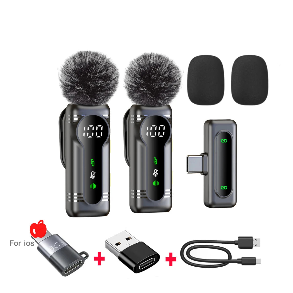 Tahnuhna Professional Wireless Lavalier Microphone - ElectronAge