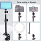 Roreta Desk Mount Stand DSLR Camera C Clamp Light Photographic Light Boom Stand With Ball Head for Phone Video Ring Light Zoom