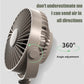 Tripod Stand Desk Air Cooling Blower Rotation Camping Ceiling Fan With Night Light Outdoor USB Chargeable Conditioning Cooler
