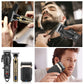 Professional Hair Clippers for Men Cordless Hair Clipper for Hair Cutting Kit 3-in-1 LED Haircut Set with Foil Shaver USB Barber