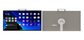25" Android Smart Handy TV with  Battery Smart Touch Screen with Google Play  for Camping Portable Mobile Tablet