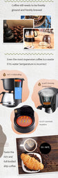 220V Electric Coffee Pot Drip Coffee Maker Home Use Coffee Machine Fully Automatic Cafe Americano Tea Brewing Machine